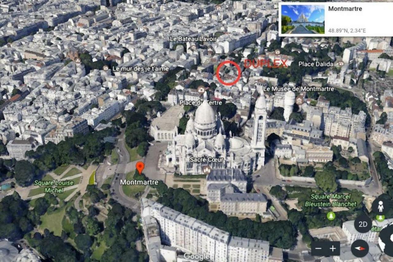 Luxurious Duplex - Top Of Montmartre Párizs Kültér fotó